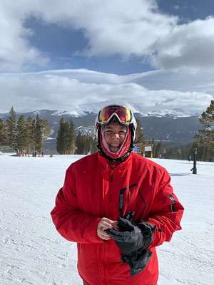 Boreas Pass with fall colors in Breckenridge, CO