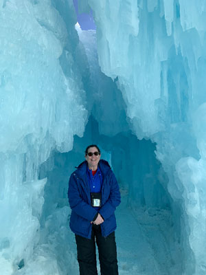 Ice Castle sculptures in Dillon, CO
